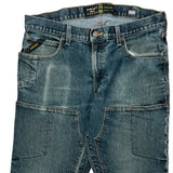 Unbranded Double Knee Jeans - 34W 28L Blue Denim