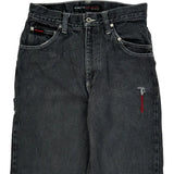 Fubu Graphic Jeans - 28W 30L Gray Denim