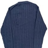 Tommy Hilfiger Striped Sweater - XL Blue Cotton