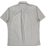 Tommy Hilfiger Polka Dot Short Sleeve Shirt - Large White Cotton