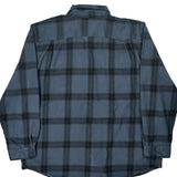 Carhartt Checked Flannel Shirt - 2XL Blue Cotton