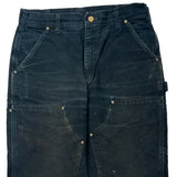 Carhartt Carpenter Trousers - 32W 30L Black Cotton