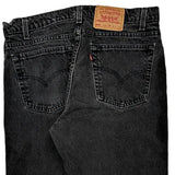 Made In USA 550 Levis Jeans - 34W 32L Black Cotton