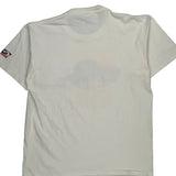 League Tennis Anvil Single Stitch T-Shirt - XL White Cotton