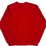 90S Blank Gildan Sweatshirt - Medium Red Cotton Blend