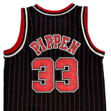 Chicago Bulls Mitchell & Ness #33 Pippen Jersey - Large Black Polyester