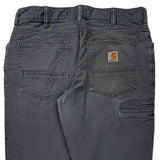 Carhartt Carpenter Trousers - 34W 32L Grey Cotton