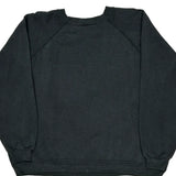 1990'S Blank Made In USA Hanes Sweatshirt - XL Black Cotton Blend