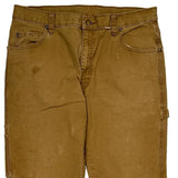 Dickies Carpenter Trousers - 34W 32L Brown Cotton