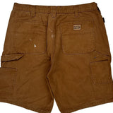 Gravel Gear Carpenter Shorts - 34W 10L Brown Cotton