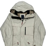 US Ski Team Tommy Hilfiger Ski Jacket - Large Cream Polyester