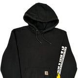 Original Fit Carhartt Spellout Hoodie - Medium Black Cotton