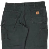 Carhartt Cargo Trousers - 40W 30L Black Cotton
