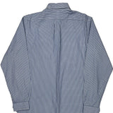 Ralph Lauren Striped Shirt - Large Blue Cotton