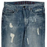 Hip Hop Decree Slim Jeans - 34W 31L Blue Cotton