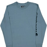 Carhartt Long Sleeve T-Shirt - Medium Blue Cotton