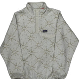 Age 14 Patagonia Synchilla Fleece - XL White Polyester