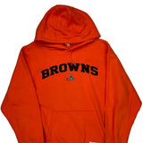 Cleveland Browns Nfl Hoodie - XL Orange Cotton