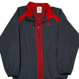 Adidas Track Jacket - Large Gray Polyester