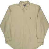 Ralph Lauren Shirt - XL Yellow Cotton