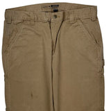Carhartt Double Knee Carpenter Pants - 34W 30L Khaki Cotton