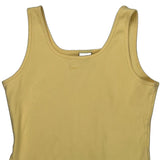 Nike Tank Top - Medium Yellow Cotton