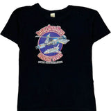 Single Stitch Space Theme Unbranded Graphic T-Shirt - Large Black Cotton