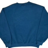 Eeyore Disney Cartoon Sweatshirt - Large Blue Cotton Blend