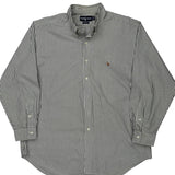 Ralph Lauren Striped Shirt - XL Black & White Cotton