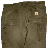 Carhartt Carpenter Trousers - 39W 32L Khaki Cotton