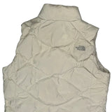 550 Fill The North Face Gilet - Large Cream Polyester