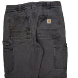 Carhartt Carpenter Trousers - 30W 30L Grey Cotton