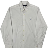 Ralph Lauren Shirt - Medium White Cotton