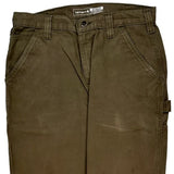 Carhartt Double Knee Carpenter Trousers - 32W 34L Brown Cotton