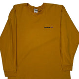 Reebok Long Sleeve T-Shirt - XL Yellow Cotton
