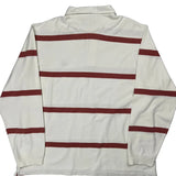 Chaps Ralph Lauren Striped Rugby Shirt - XL White Cotton