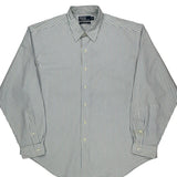 Marlowe Polo By Ralph Lauren Striped Shirt - 2XL Blue Cotton Blend