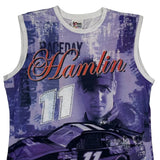 Hamlin Chase Authentics Nascar Aop Tank Top - 2XL Purple Polyester