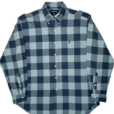 Blake Ralph Lauren Checked Shirt - Large Blue Cotton