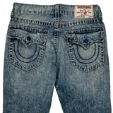 True Religion Denim Shorts - 34W 11L Light Wash Denim