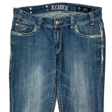 Rock & Roll Hall Of Fame Boot Cut Jeans - 34W US 10 Blue Denim