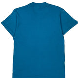 Screen Stars Single Stitch T-Shirt - Small Blue Cotton Blend