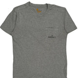 Forged From The Railroad Carhartt Graphic T-Shirt - Small Gray Cotton