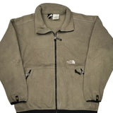 The North Face Fleece Jacket - Large Beige Polyester