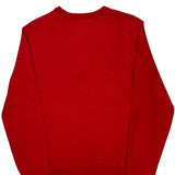Polo By Ralph Lauren Spellout Sweatshirt - Small Red Cotton