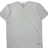 Polo By Ralph Lauren T-Shirt - Large White Cotton