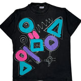 Unbranded Single Stitch T-Shirt - XL Black Cotton