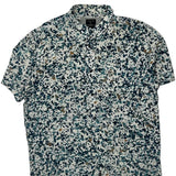 Quiksilver Short Sleeve Shirt - XL Multicoloured Cotton