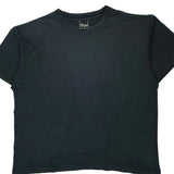 Single Stitch 90S Blank Yaga T-Shirt - Large Black Cotton