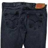 501 Levis Jeans - 36W 30L Grey Cotton